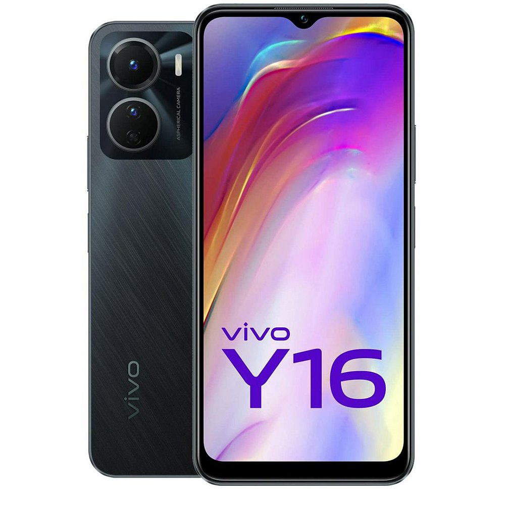 Смартфон Vivo Y16 3/32Gb Stellar Black