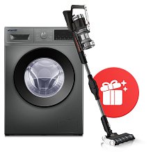 Стиральная машина автомат Atlantiq TGWM 3.80GR (8 kg) серая + Midea P7 Flex