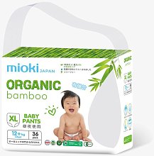 Подгузники-трусики Marabu Organic bamboo, размер XL (12+ кг), 36 шт.