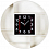 Часы настенные Рубин 3516-003 белый - микро фото 1