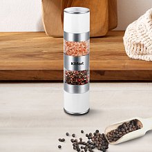 Мельница для соли и перца Kitfort КТ-6008-2 белая Мельница для соли и перца Kitfort КТ-6008-2 белая