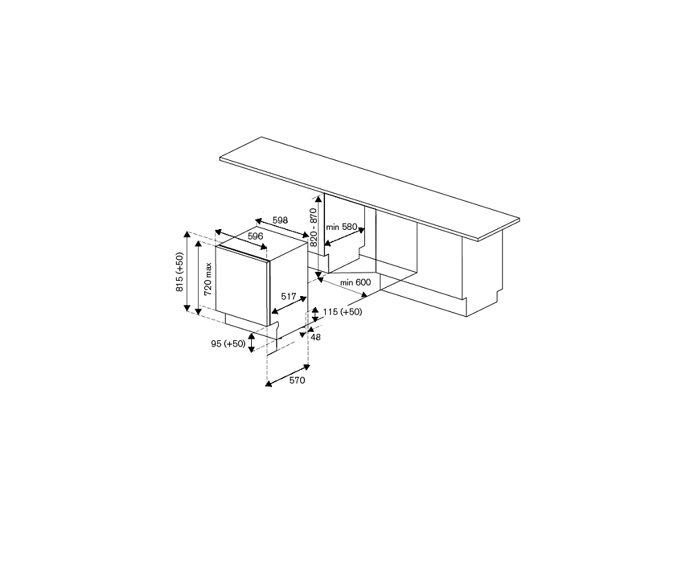 Встраиваемая посудомоечная машина Bertazzoni DW6083PRV белая - фото 5