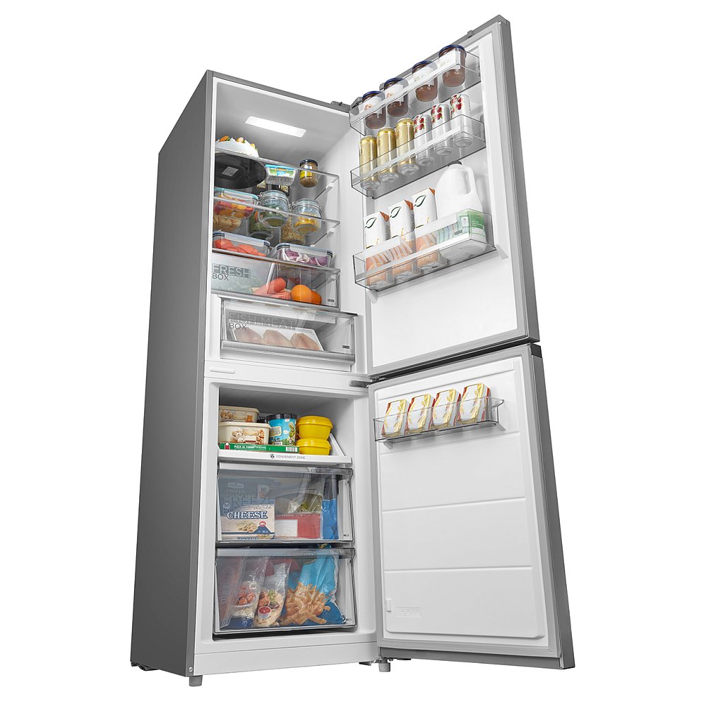 Холодильник Midea MDRB470MGF46O серебристый - фото 4