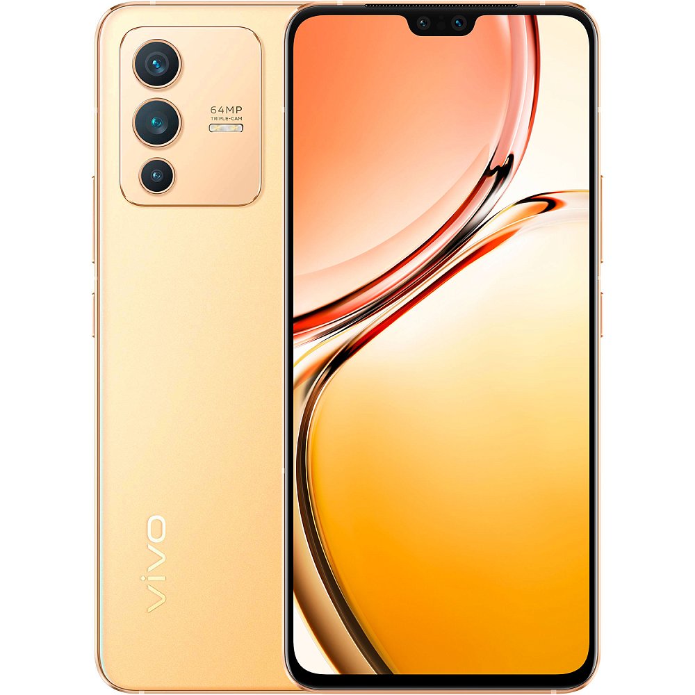 Смартфон Vivo V23 12/256Gb Sunshine Gold - фото 1