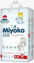 Подгузники Miyoko elite детские L/4, 52 шт.