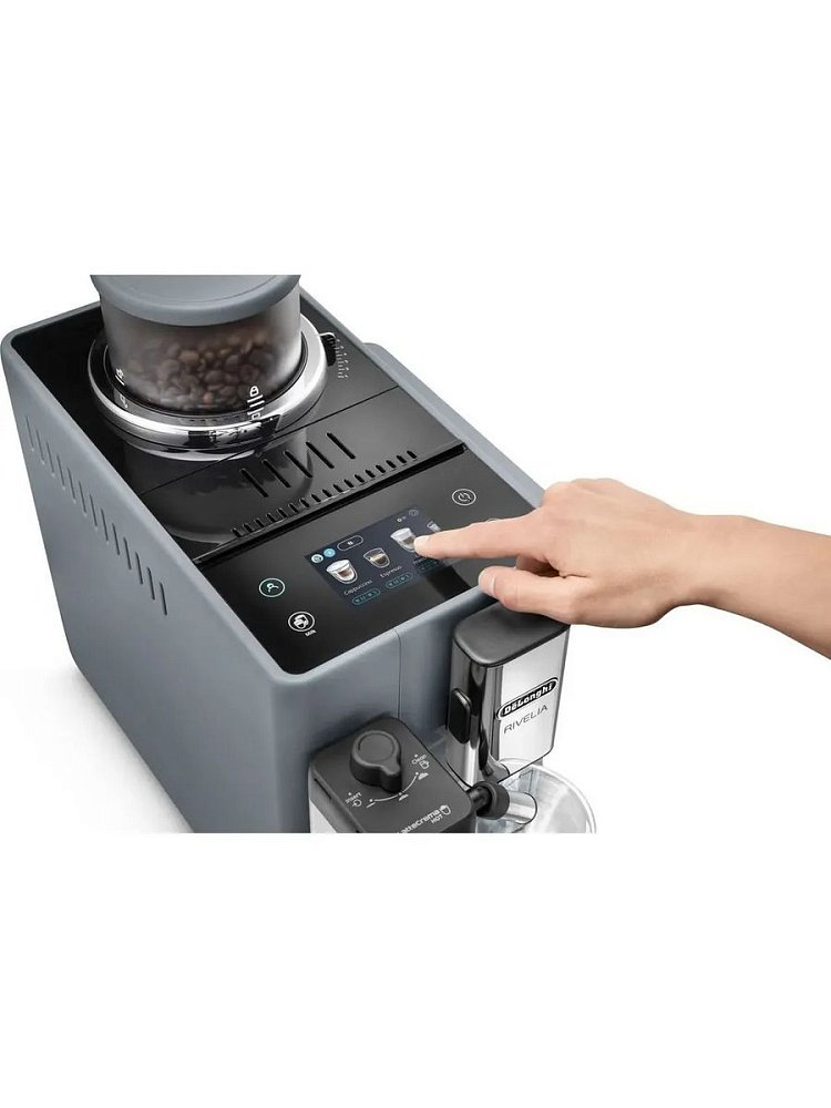 Кофемашина DeLonghi EXAM440.55.G серая - фото 3