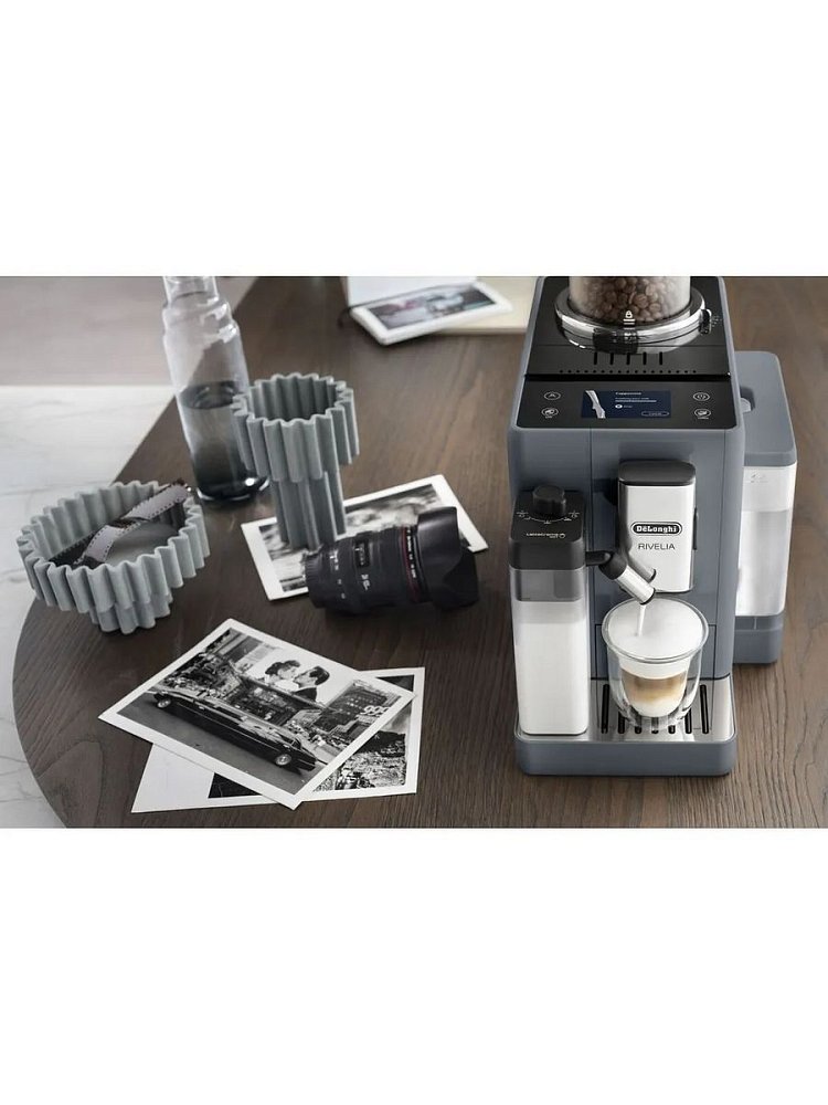 Кофемашина DeLonghi EXAM440.55.G серая - фото 6