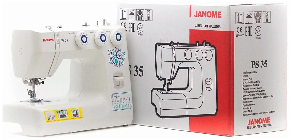 Швейная машинка Janome PS-35 белая - фото 4