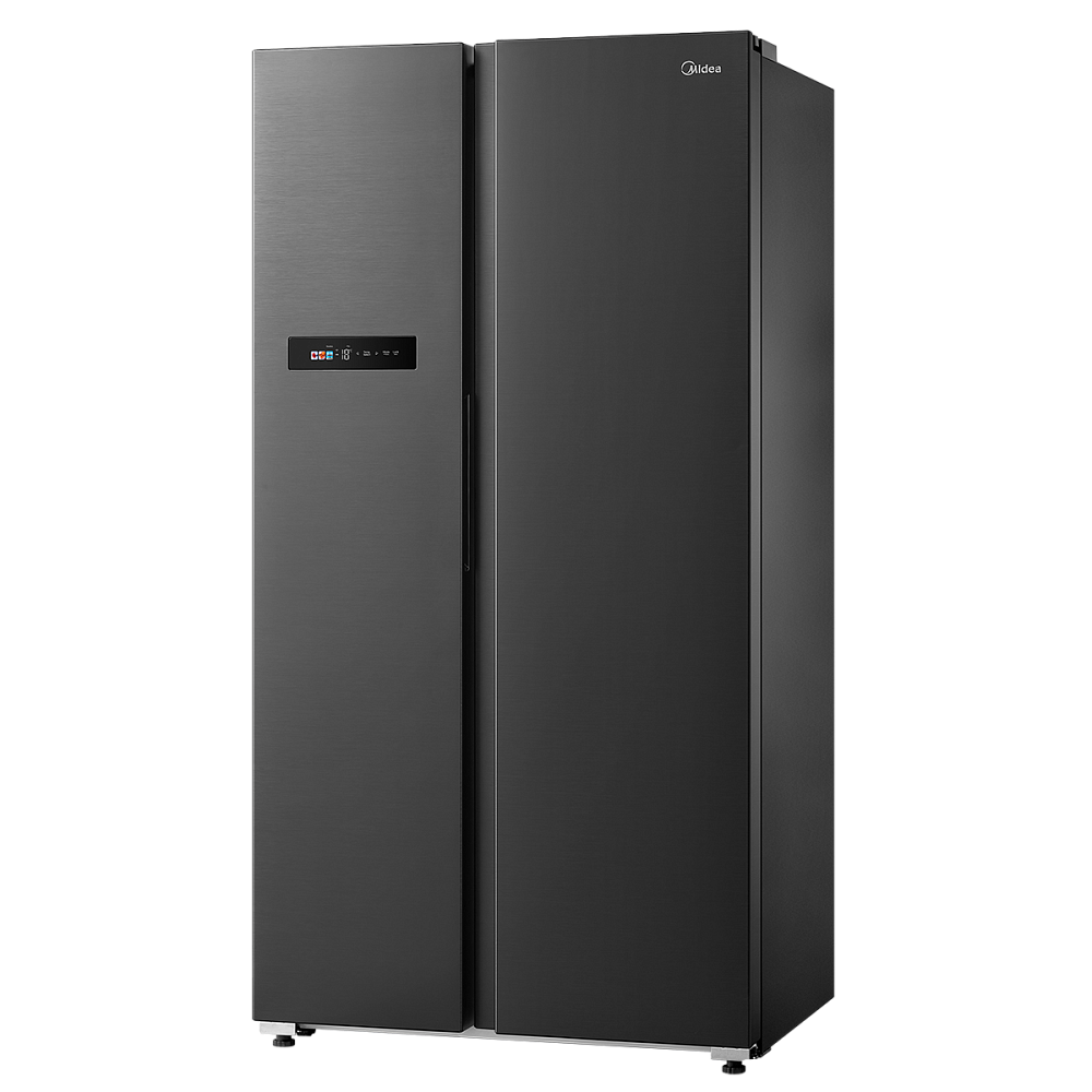 Холодильник Midea MDRS791MIE28 черный металлик - фото 1