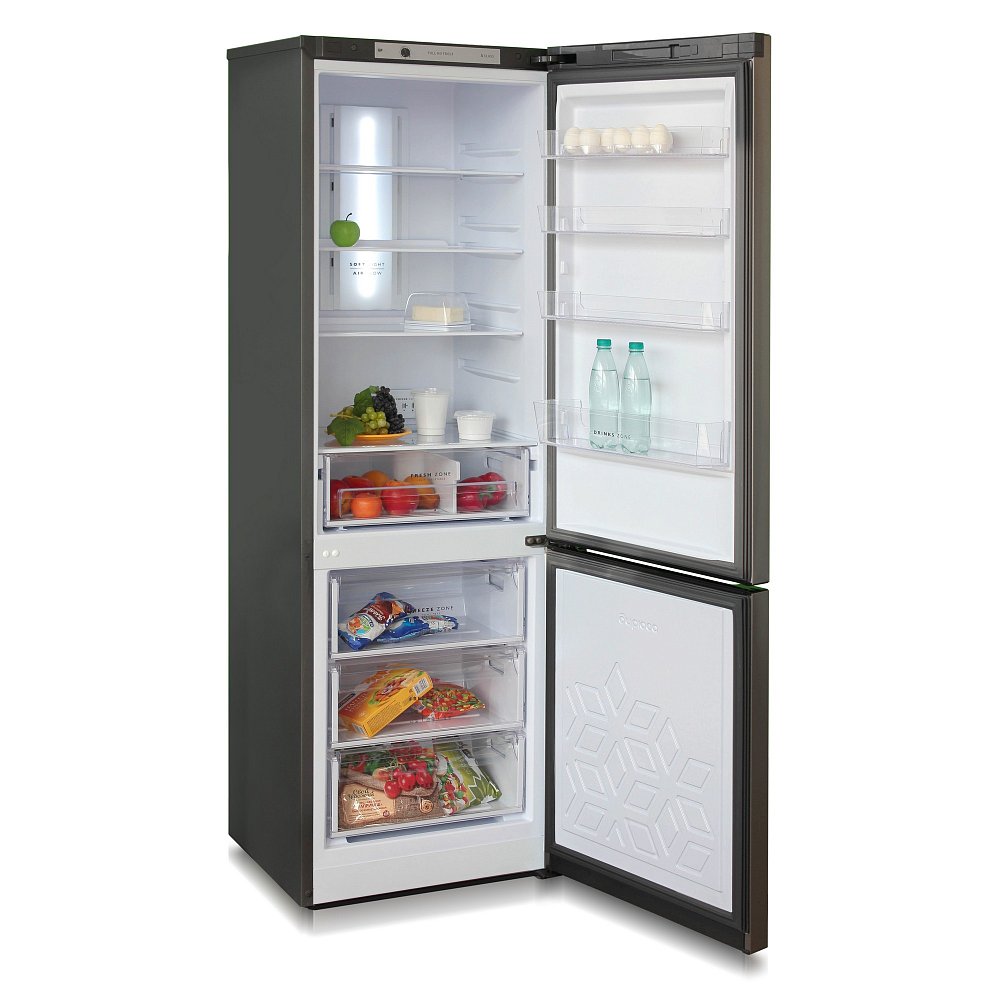 Холодильник Бирюса I860NF серебристый - фото 5