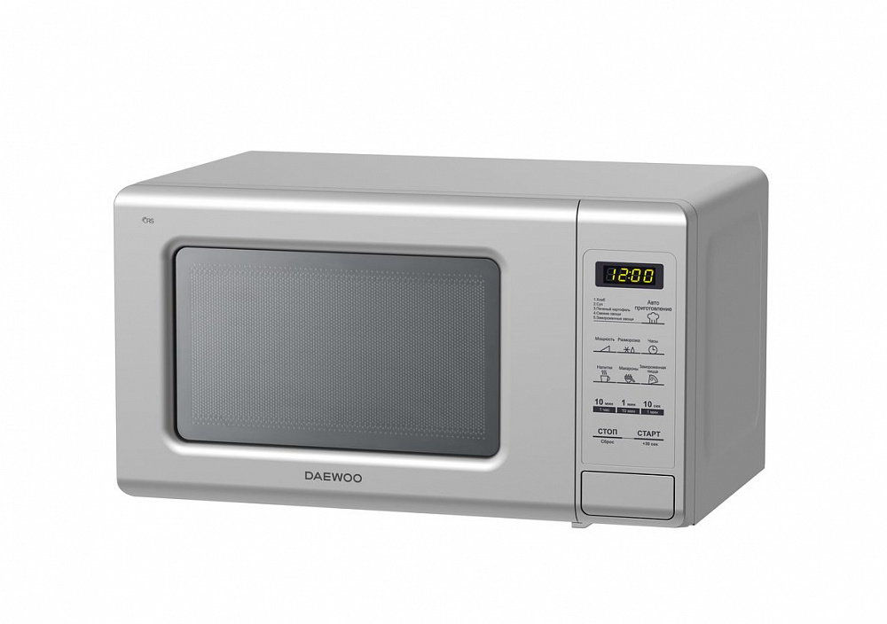 Микроволновая печь Daewoo KOR-771BS, серебристый - фото 2