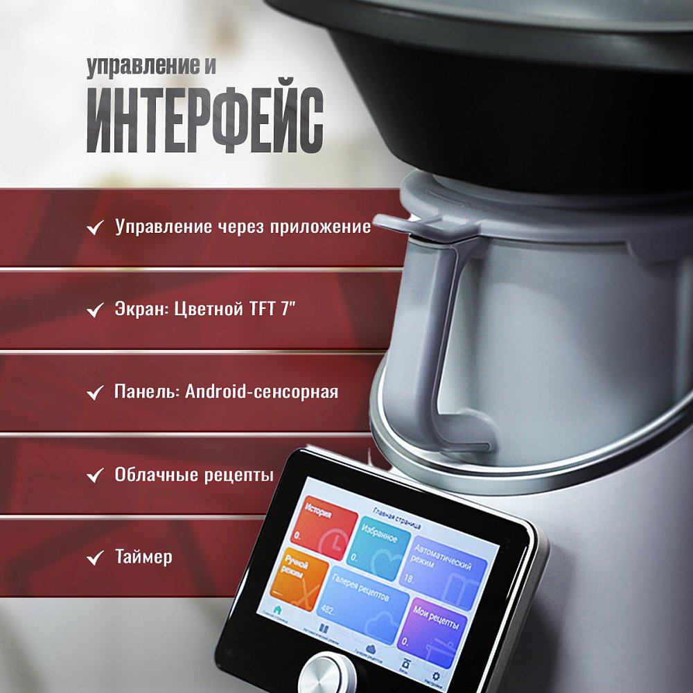 Кухонный комбайн HAYAI K70 WS - фото 4