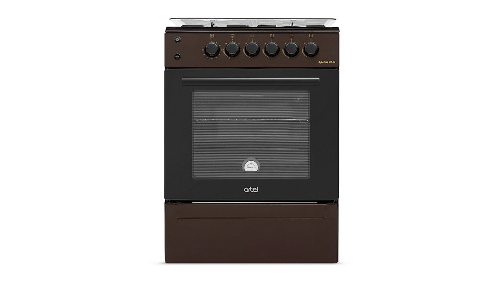 Газовая плита Artel APETITO 02-G коричневая KZ Газовая плита Artel APETITO 02-G коричневая KZ