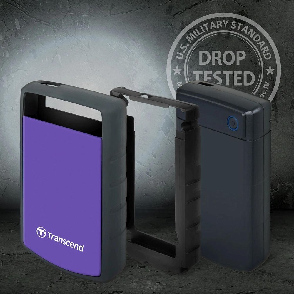Внешний жесткий диск 2,5 2TB Transcend TS2TSJ25H3P - фото 4