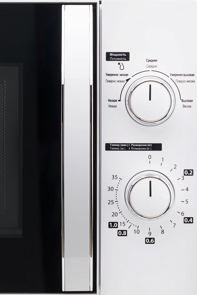 Микроволновая печь Toshiba MW-MM20P WH + Пылесос Midea 12K Red - фото 4