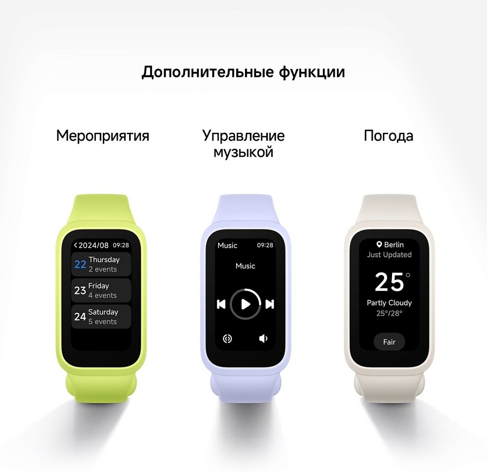 Фитнес браслет Xiaomi Smart Band 9 Active Black - фото 2 Фитнес браслет Xiaomi Smart Band 9 Active Black - фото 2