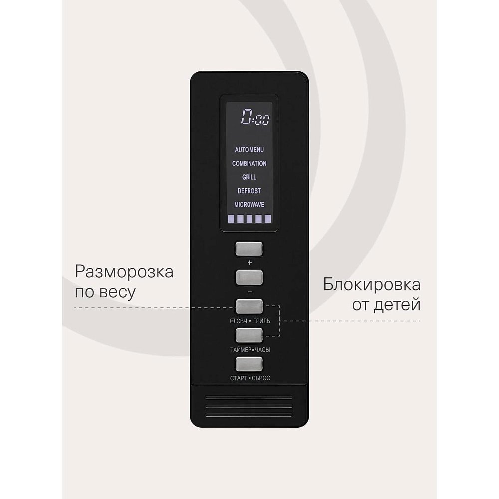 Встраиваемая микроволновая печь KRONA WINDEN 60 BL - фото 10