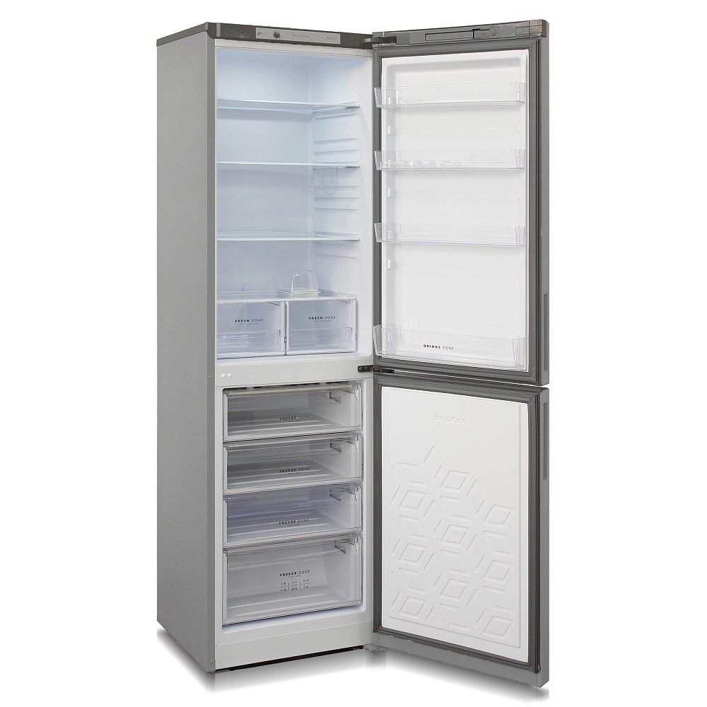 Холодильник Бирюса M6049 серый - фото 6