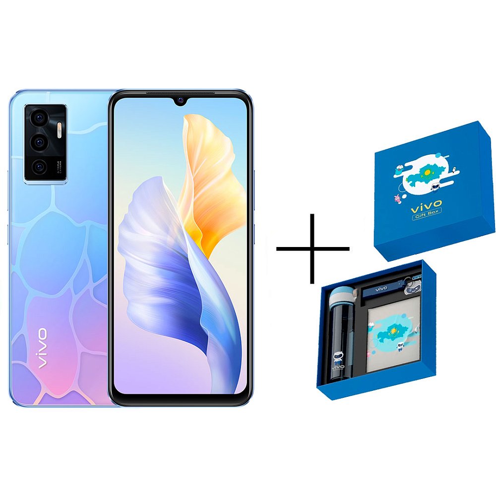 Смартфон Vivo V23E 8/128Gb Dancing Waves + Gift box BTS 2022 Синий ...