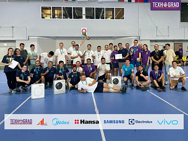 24 июня прошел 2-й товарищеский матч по волейболу среди партнеров компании «ТехноGRAD»