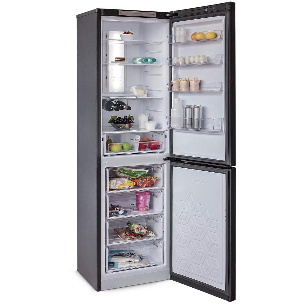 Холодильник Бирюса W980NF матовый графит
