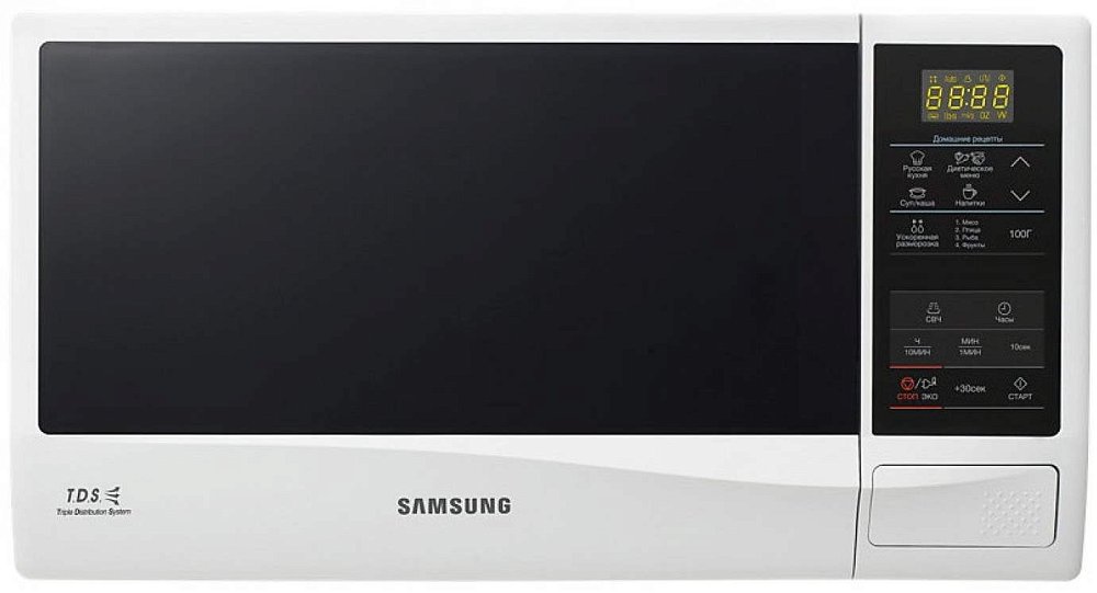 Микроволновая печь Samsung ME83KRW-2/BW белая - фото 1