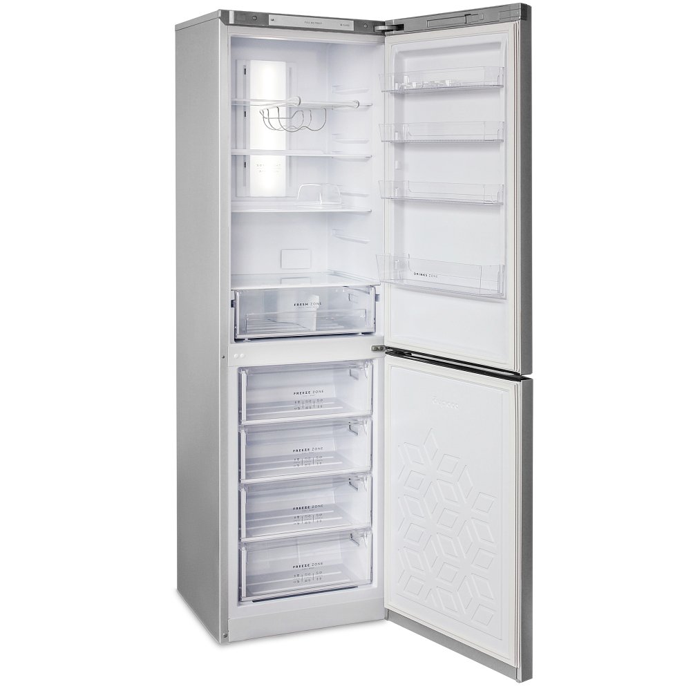 Холодильник Бирюса M980NF серый - фото 4
