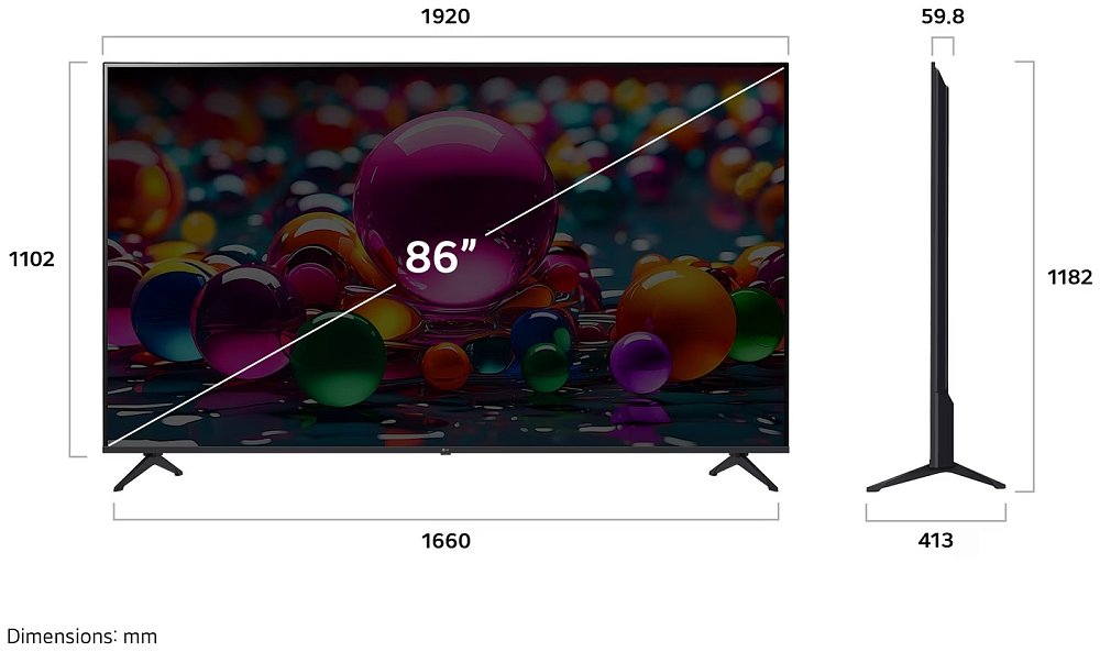 Телевизор LG 86UA75009LA 86" 4K UHD - фото 4