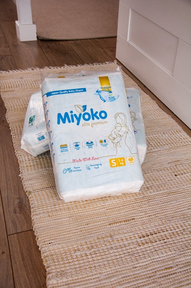 Подгузники Miyoko elite детские S/2, 68 шт. - фото 4