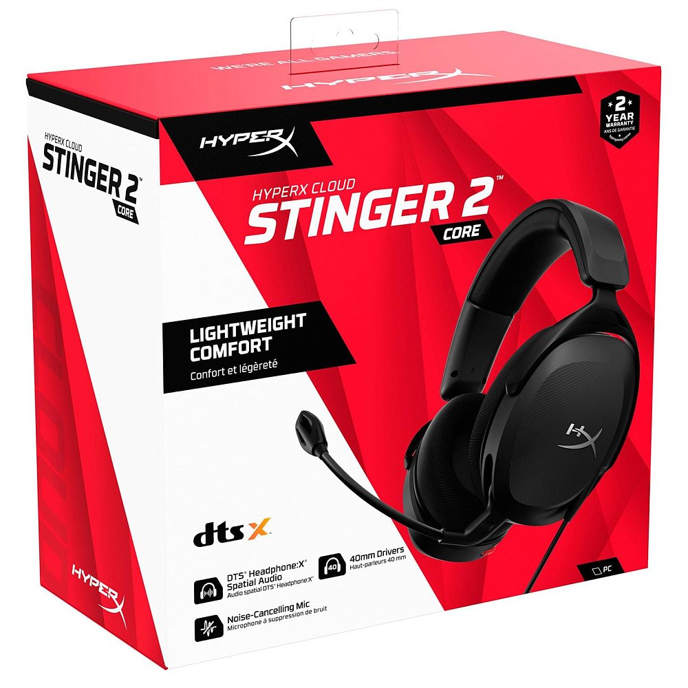 Наушники игровые HyperX 683L9AA Cloud Stinger 2 Wired черные - фото 8