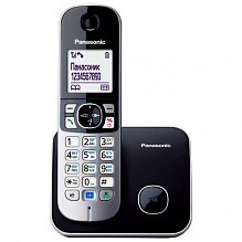 Телефон Panasonic KX-TG 6811 RUB, черный