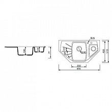 Мойка Marmorin FENCO 320 613 003 GREY Мойка Marmorin FENCO 320 613 003 GREY