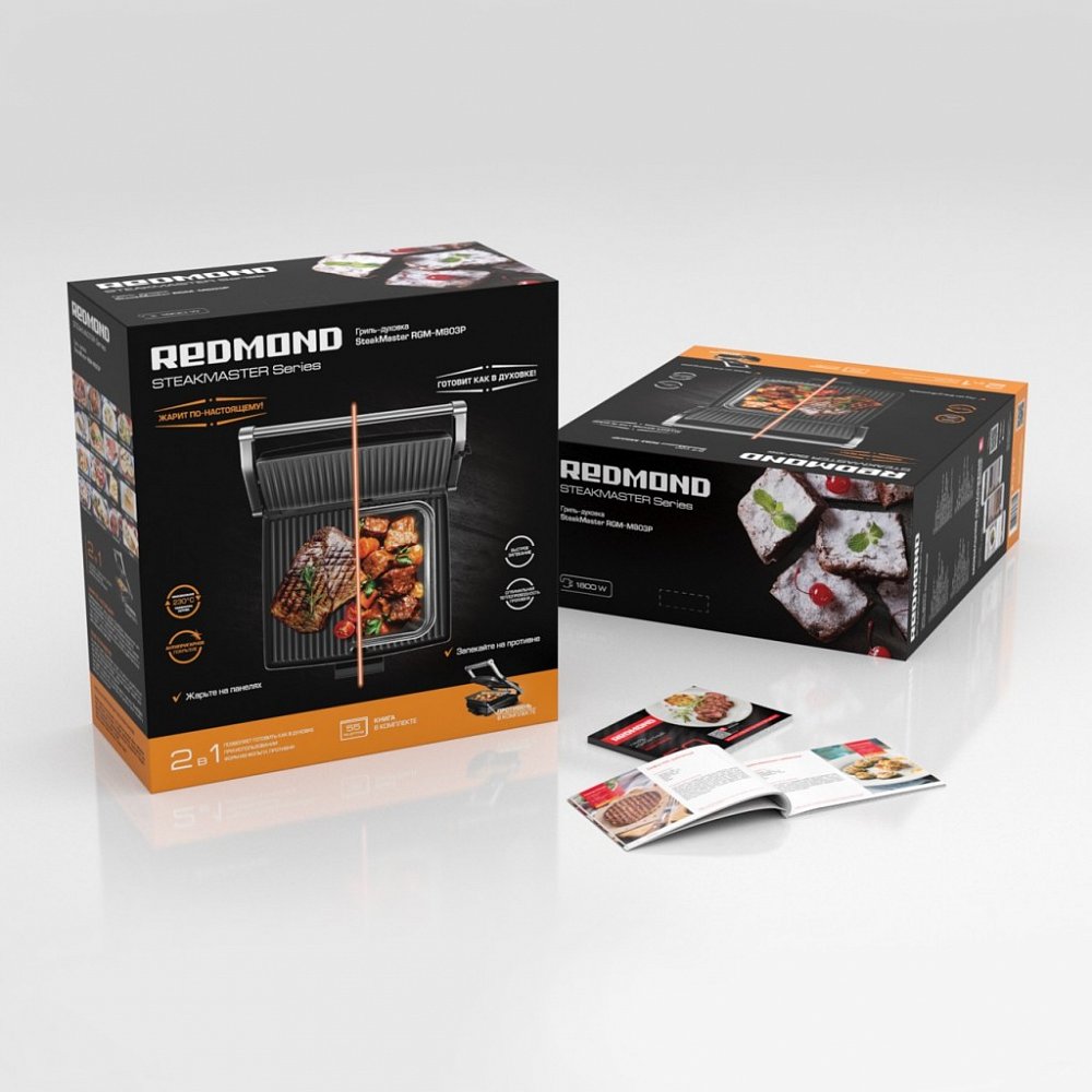 Электрогриль SteakMaster REDMOND RGM-M803P - фото 10