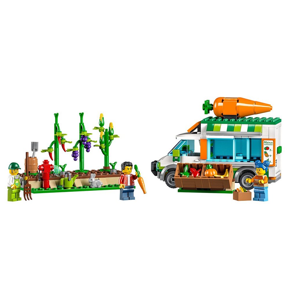 Игрушки Lego Город Фургон для фермерского рынка 60345 - фото 9