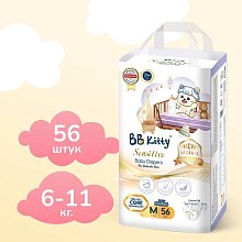 Подгузники BB Kitty Sensitive #3 M-размер, 6-11кг, 56шт
