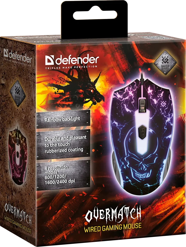 Мышь игровая Defender Overmatch GM-069 - фото 5