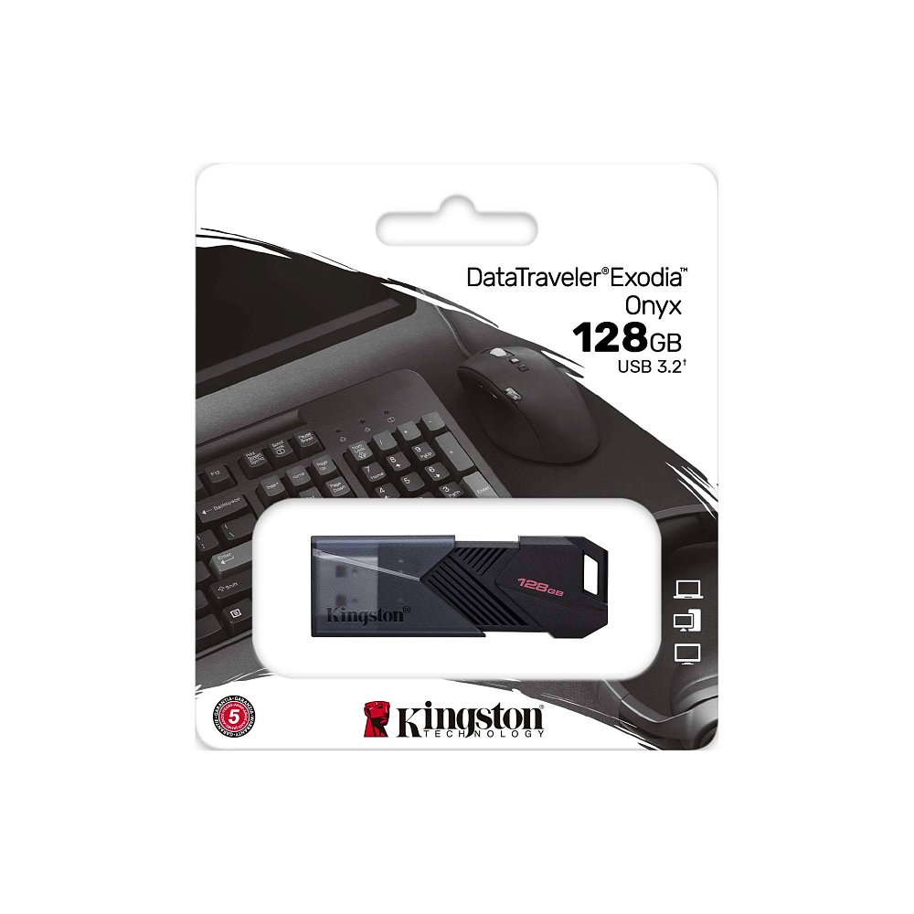 USB Флеш 128GB 3.2 Kingston DTXON/128GB черная