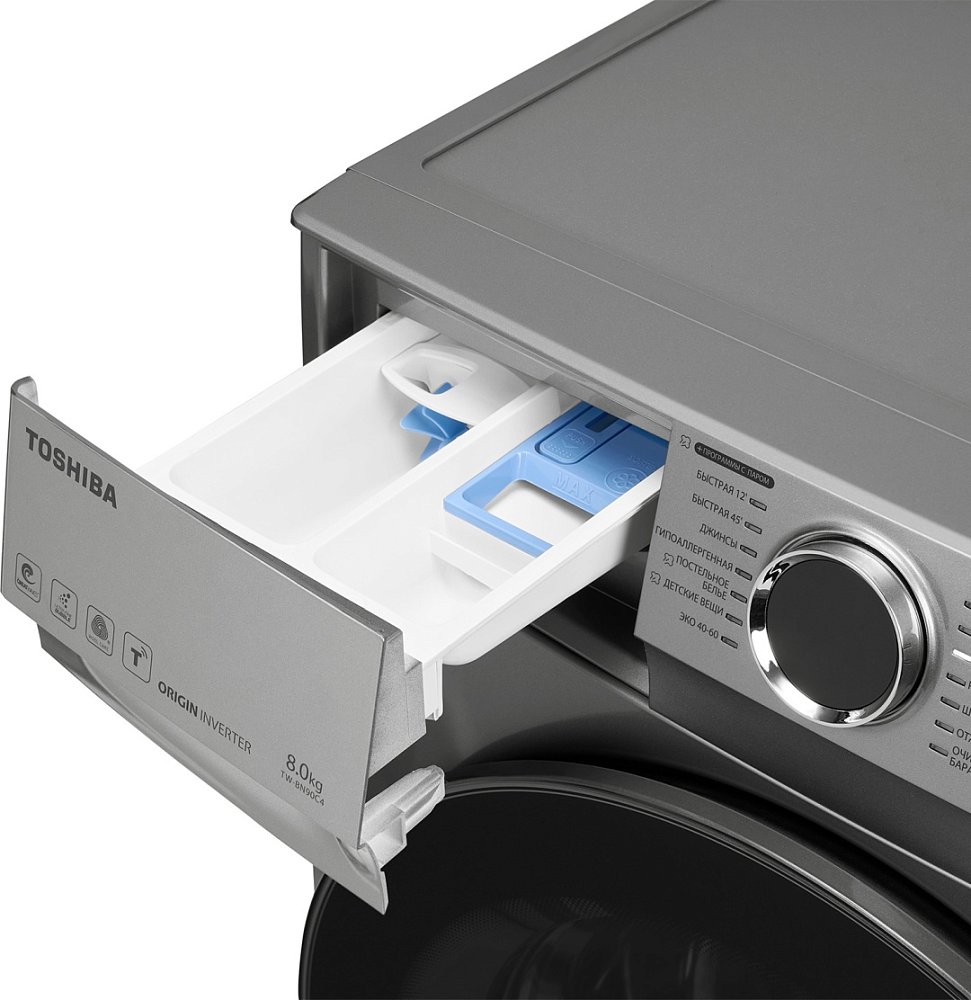 Стиральная машина Toshiba TW-BN90C4UZ(SK) серая - фото 7