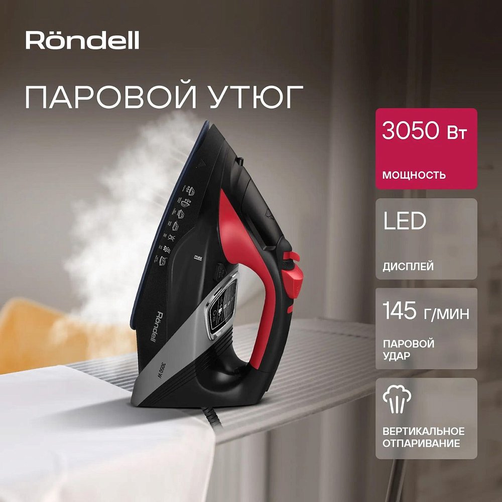 Утюг Rondell RDE-2001 черный - фото 21
