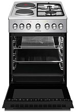 Комбинированная плита Hansa FCMX58143 серебристая