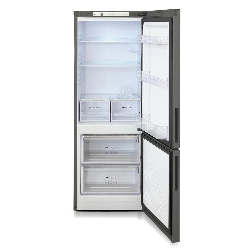 Холодильник Бирюса W6034 серый - фото 4