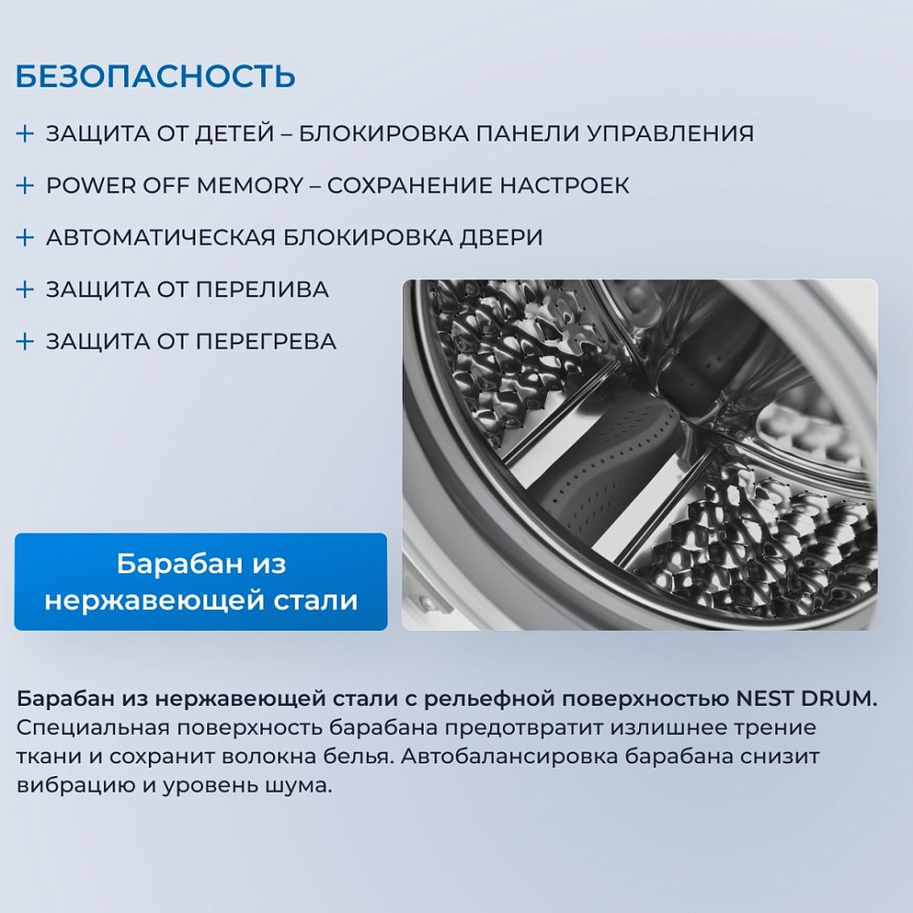 Стиральная машина ZUGEL ZWS8140I - фото 6