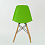 Стул Barneo N-12 WoodMold Eames style, салатовый - микро фото 3