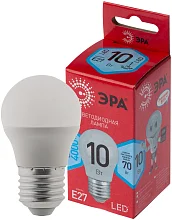 Лампа светодиодная ЭРА Eco led P45-10W-840-E27 4000K