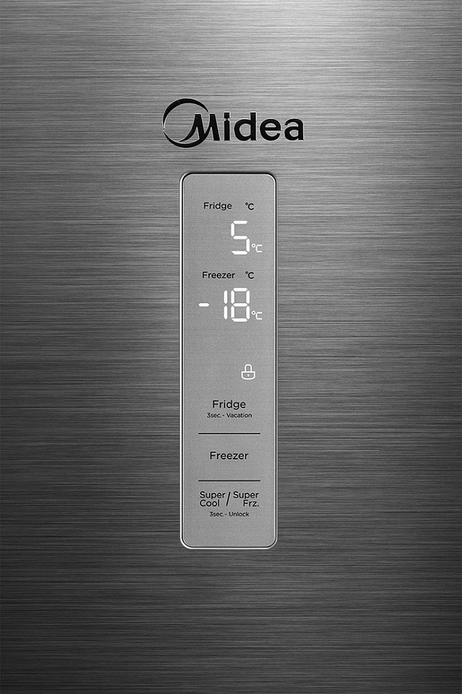 Холодильник Midea MDRB470MGF46O серебристый + Пылесос Midea 15K синий - фото 11
