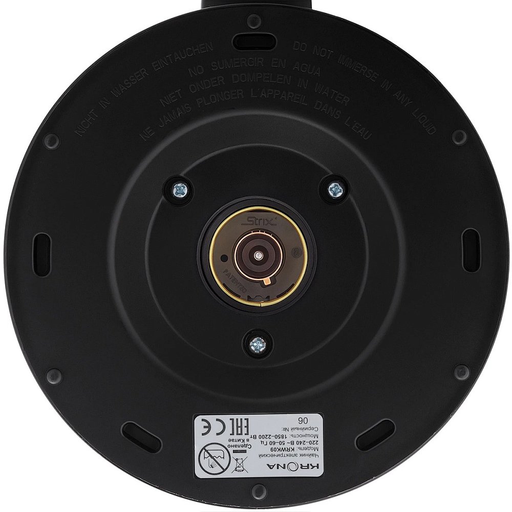 Чайник электрический Krona Digitaler Intelligent черный - фото 3
