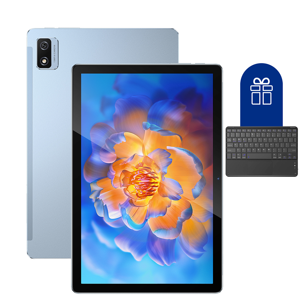 Планшет Blackview Tab 12 PRO 4G 10.1 Дюймов 8+128Gb Twilight Blue +Клавиатура Blackview Bluetooth K1 - фото 1
