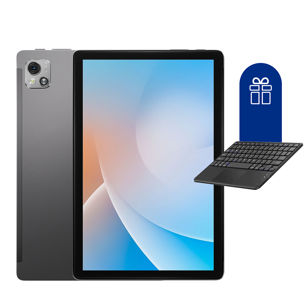 Планшет Blackview Tab 13 Pro 4G 10.1 Дюйм 8+128GB Grey + Клавиатура Blackview Bluetooth K1 Black - фото 1