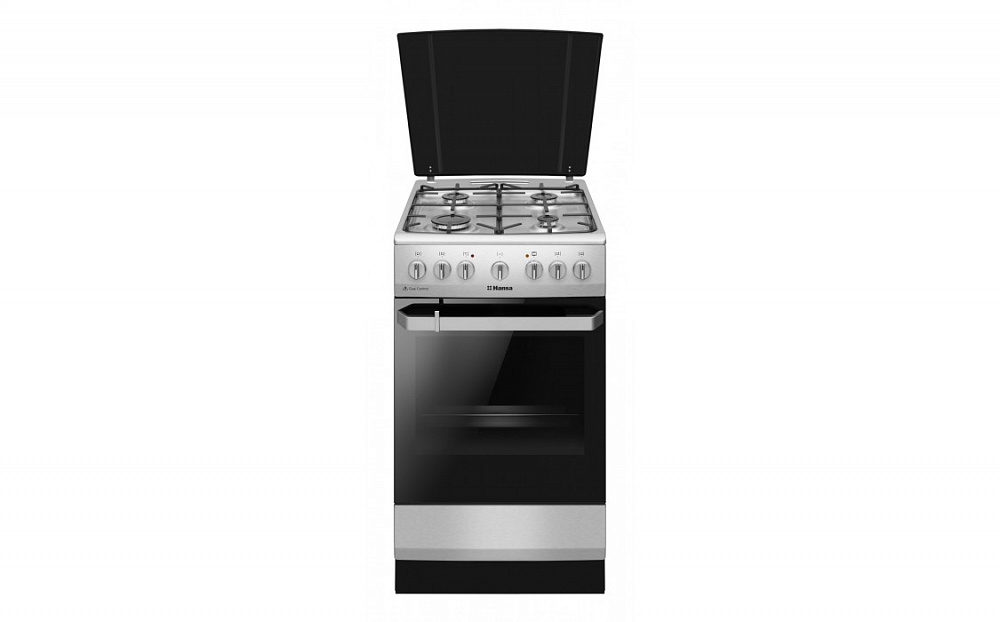 Газовая плита Hansa FCMX581009 серебристая - фото 1