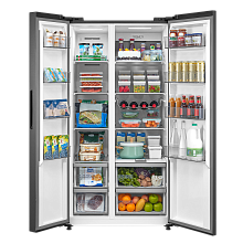 Холодильник Midea MDRS791MIE28 черный металлик